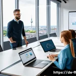 Home 22 하이퍼 퍼스널라이제이션을 위한 변화 관리 - A modern agile office environment in Germany, featuring a diverse interdisciplinary team of professi...
