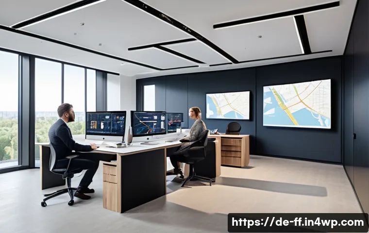 하이퍼 퍼스널라이제이션과 고객 피드백 반영 방법 - A modern corporate office scene showing a diverse team of data analysts and customer experience spec...